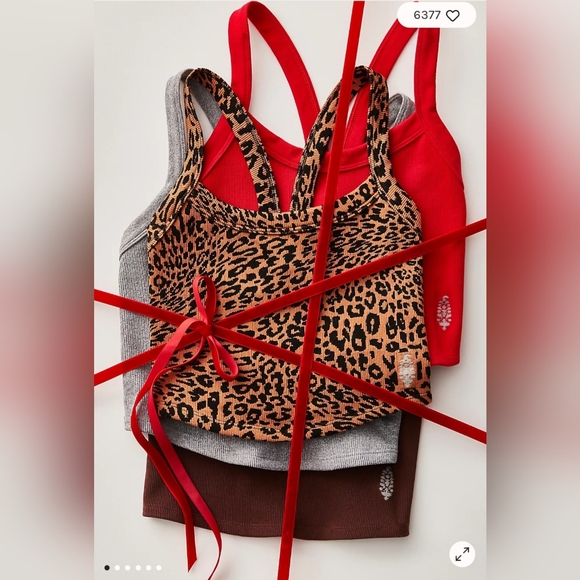 NWT FP Movement All Clear Leopard Cami - Picture 7 of 7